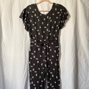 Girls Cat & Jack jumpsuit XL, dark gray, with pockets